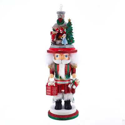 #204 17.5" Stockings Were Hung by the Fireplace Nutcracker
