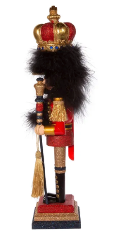 #60 18" Red & Gold King Nutcracker