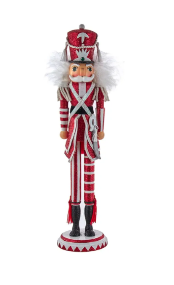 #41 15" Tall Skinny Nutcracker--Red