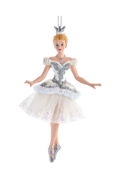 oE Snow Queen Ballerina Ornament